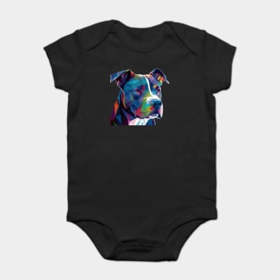 Blue Nose Pitbull Excellence: American Staffordshire Baby Bodysuit
